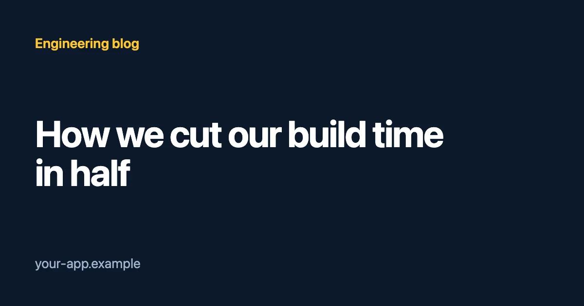 A sharing image with the title of a blog post on it
